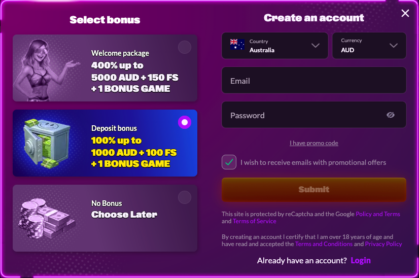 How to sign up at Slotrave and claim your welcome bonus