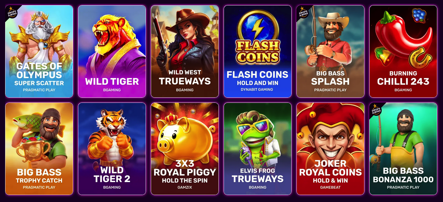Slotrave pokies and casino games lobby - 4000+ titles